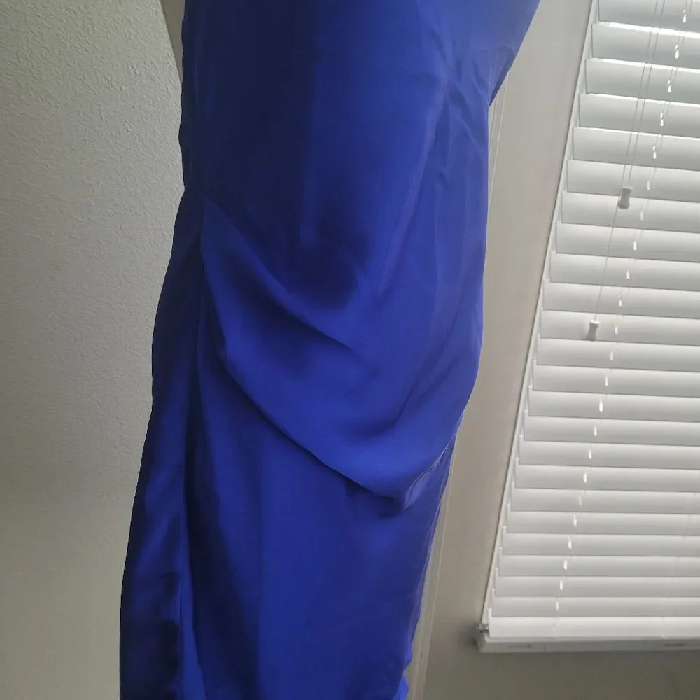 Aritzia Babaton Audience Mini Dress Ablaze Blue 6 Sexy Feminine Homecoming Party - Picture 3 of 8